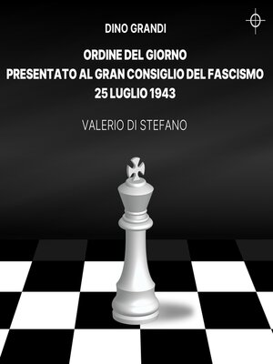 cover image of Ordine del giorno presentato al Gran Consiglio del Fascismo
